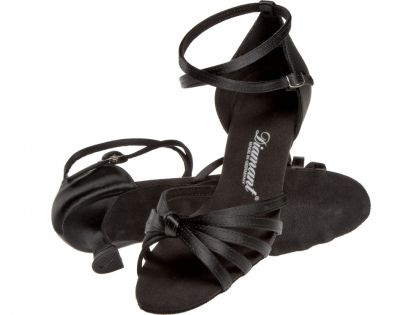 Diamant Tanzschuhe mit Knoten aus Satin.